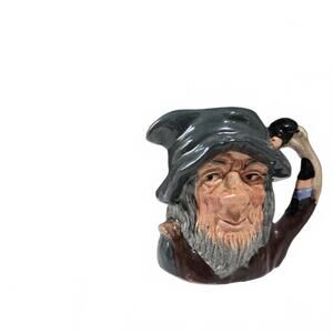 Royal Doulton Rip Van Winkle Mini Character Jug / D6517 / 2.5" / Vintage